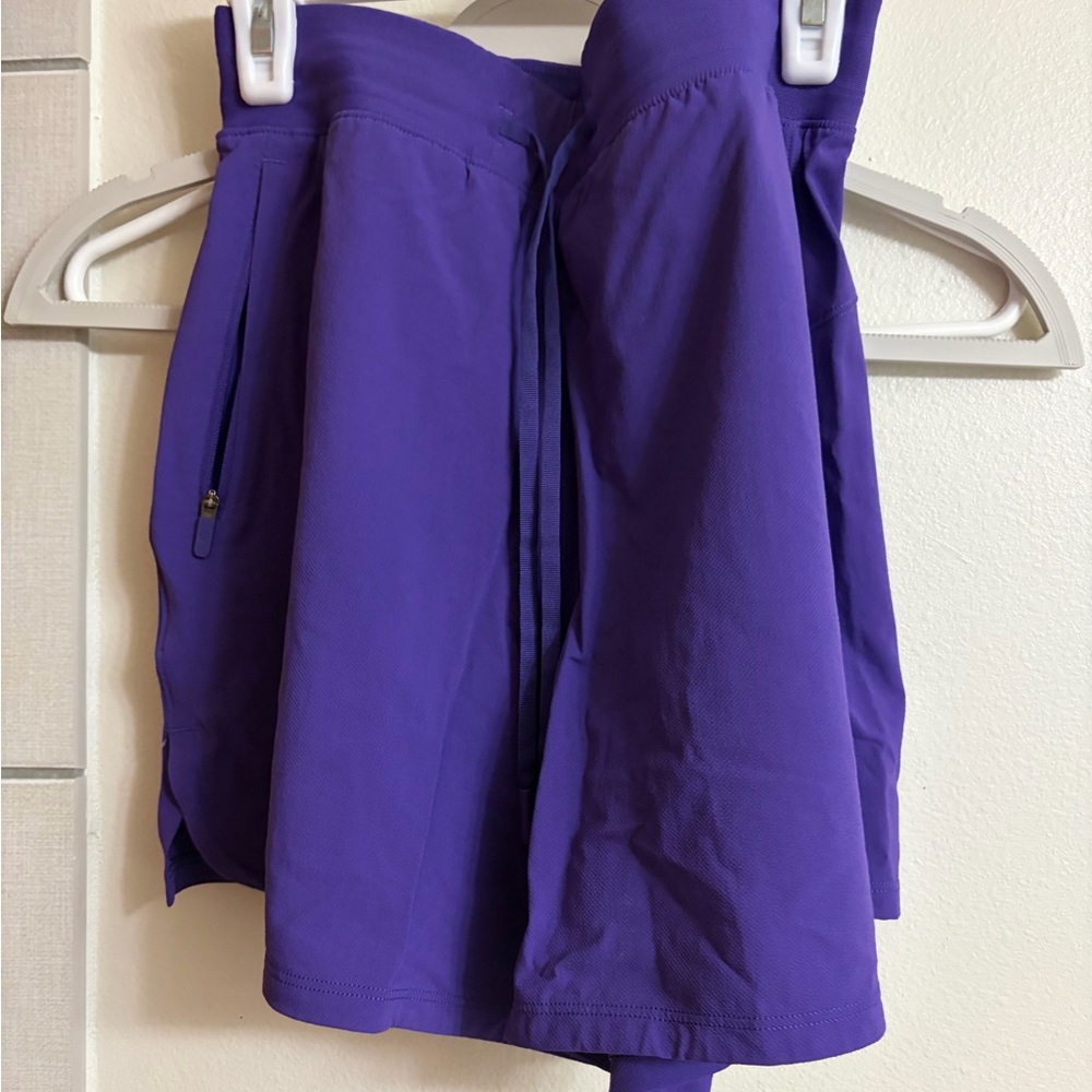 Lululemon Petrol Purple License To Train High-Rise Short 4”